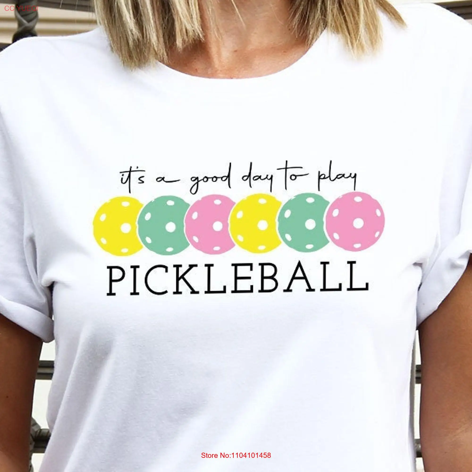 Pickleball T Shirt Sport s for Women Her Outfit long or short sleeves