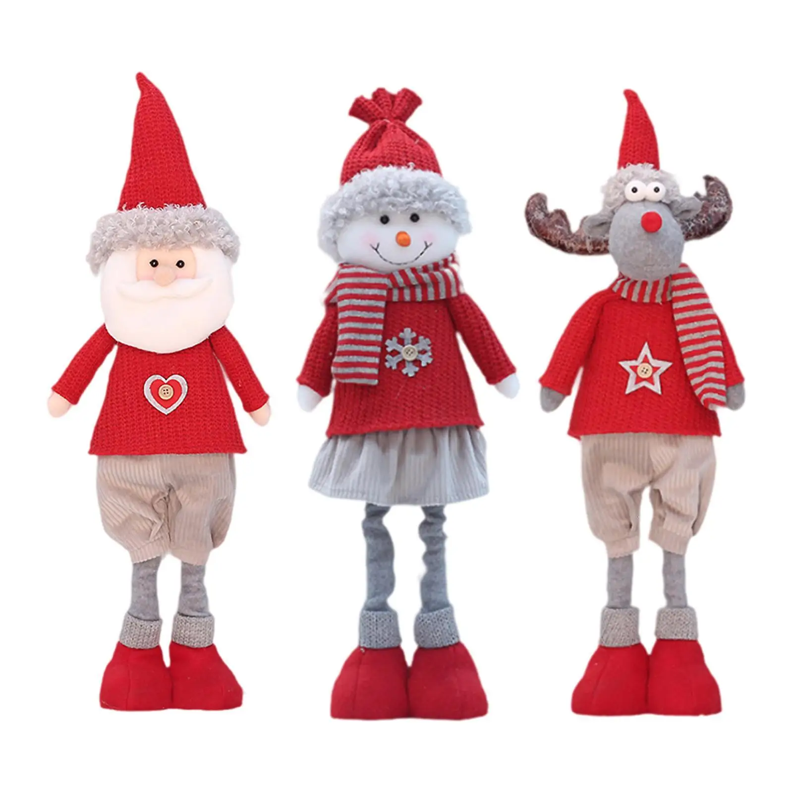 Christmas Doll Decoration Soft Long Legs for Home Decoration Holiday Party