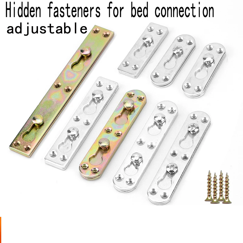 

Bed Hinges, Invisible Bed Hinges, Solid Wood Bed Hooks, Fixing Accessories, Bed Buckles, Furniture Hardware Connectors