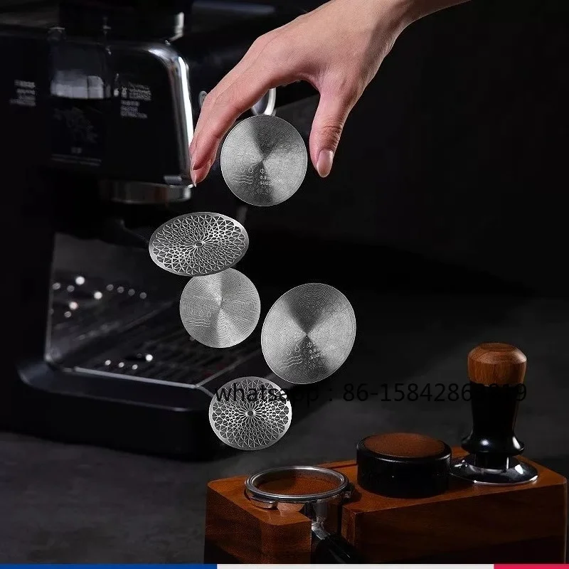 Stainless Steel Sintered Filter Kaleidoscope Water Distributor Uniform Extraction Espresso Bowl