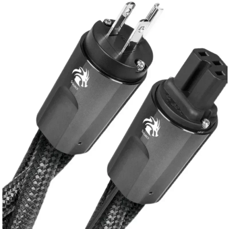Picture 7: Hi-End Dragon Source Power Cable C13 Schuko EU / US Plug HiFi Audio AC Power Cord 15A / 20A IEC Amplifier Power Cable