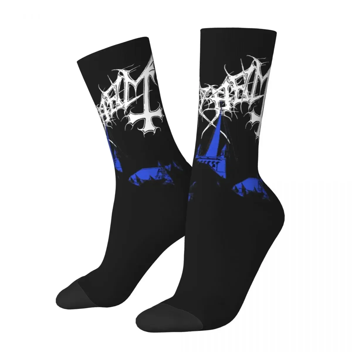 Hip Hop Men Women Socks Mayhem Norway Band Fanart De Mysteriis Dom Sathanas Merch Comfortable Skateboard Sock All Seasons