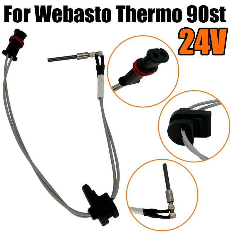 

9010617A 24V Car Air Diesel Parking Heater Ceramic Glow Pin Glow Plug For Webasto Thermo 90st Flame Detecter 24V Truck RV Heater