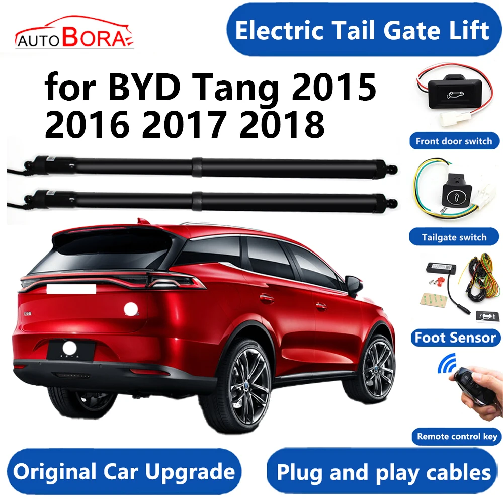 

AutoBora Car Electric Tail Gate Lift System Power Liftgate Kit Auto Automatic Tailgate Opener for BYD Tang 2015 2016 2017 2018