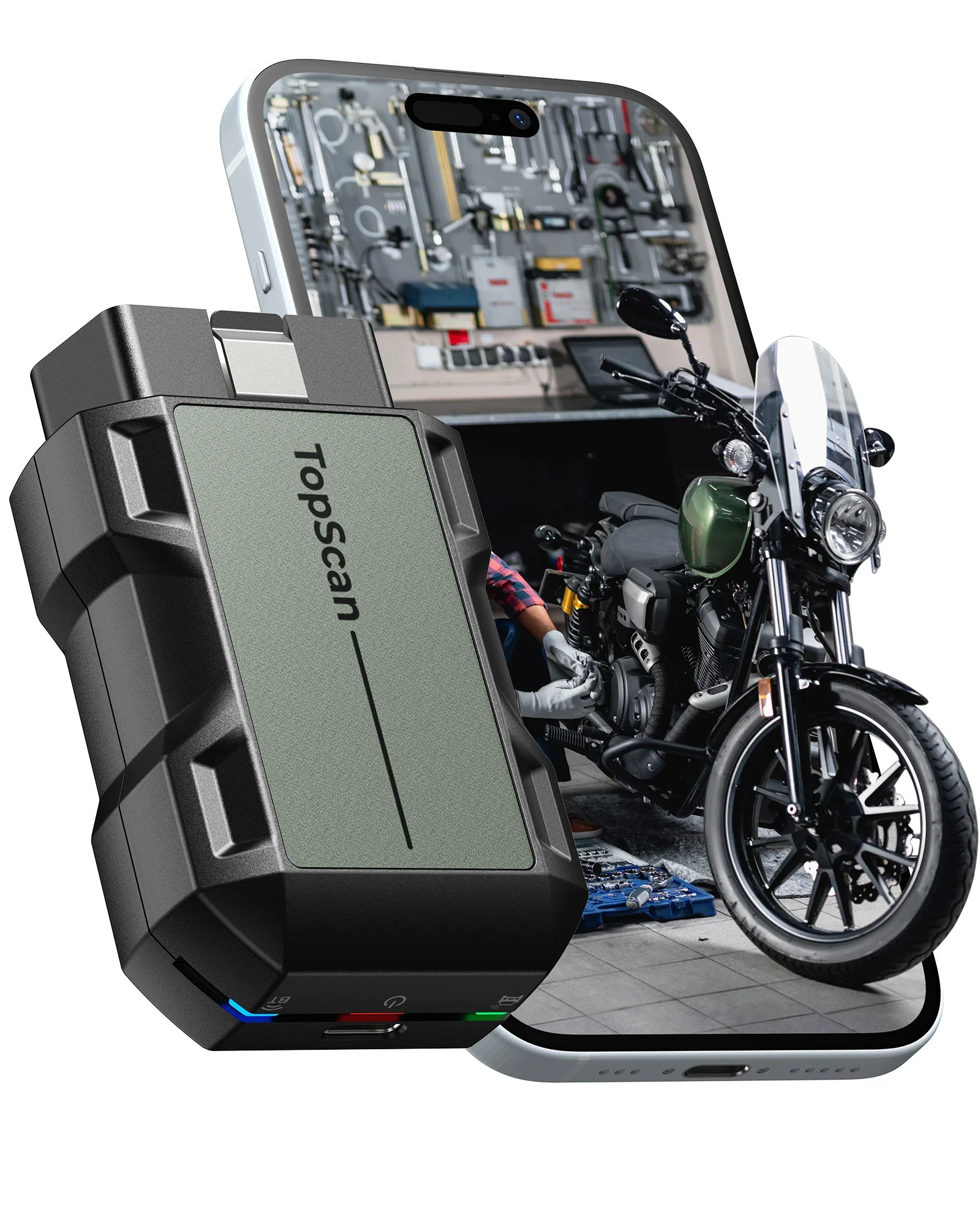 

professional universal TOPDON TopScan Moto car scan auto motorcycle diagnostic tools engine obd2 scanner tool for all cars