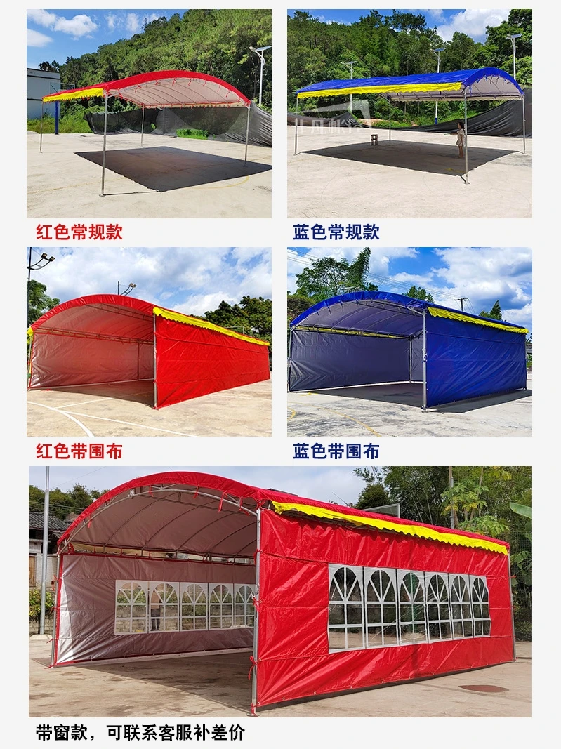 Banquet canopy, banquet tent, mobile parking tent, stall canopy, food stall awning, four-legged outdoor sunscreen