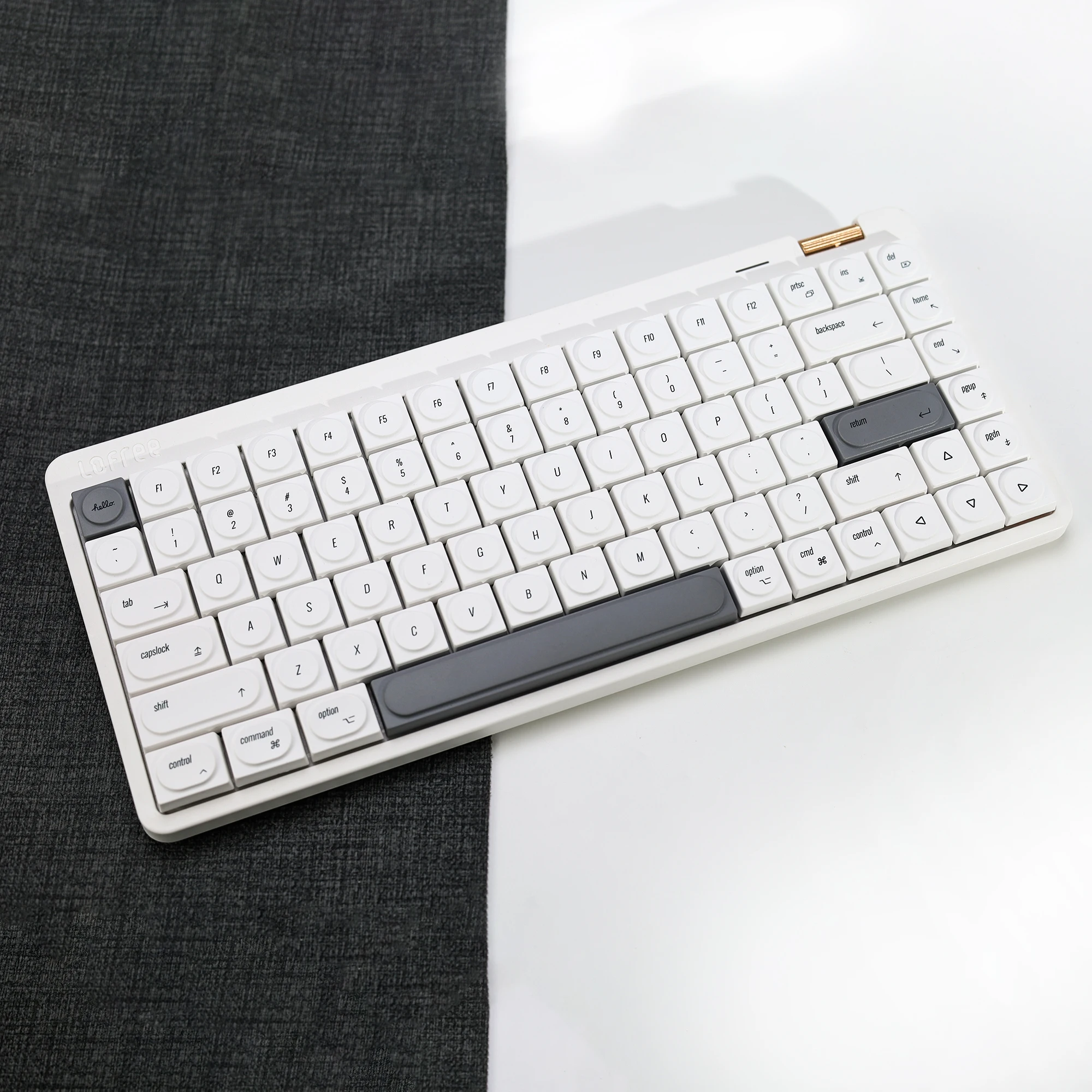 KBDiy Doys Keycaps Retro MAC Style 1353 Keycap PBT Simple For 60 DIY Gaming Low Profile Mechanical Keyboard Cherry MX Switches view 4