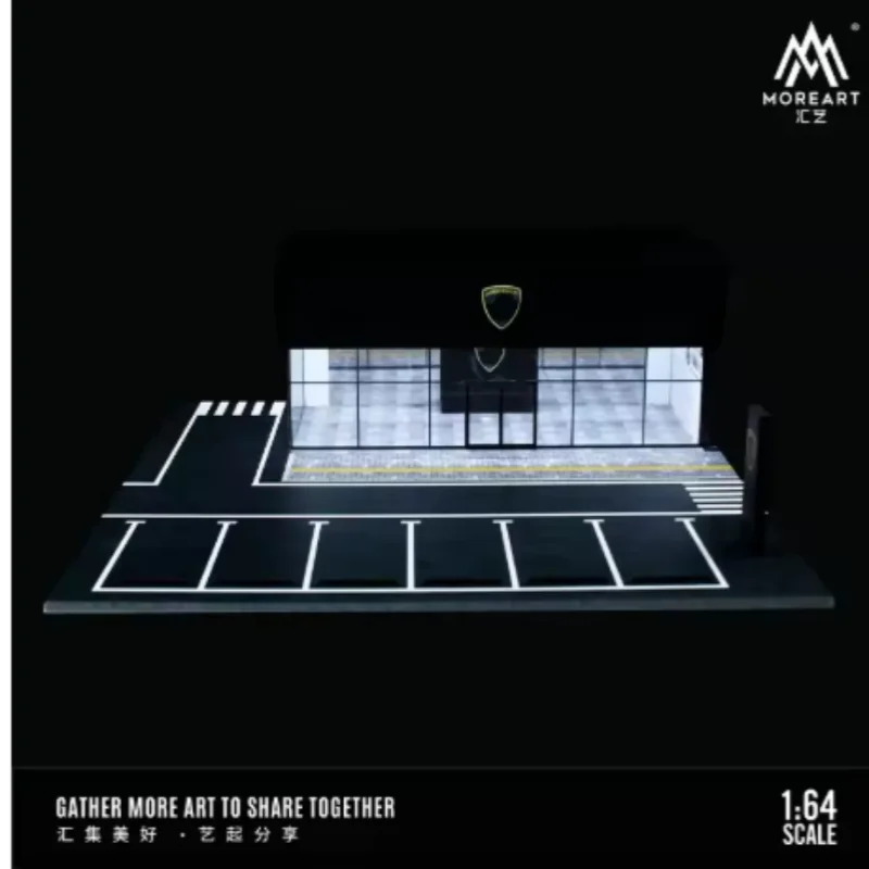 Moreart 1:64 911 showroom lighting scene model