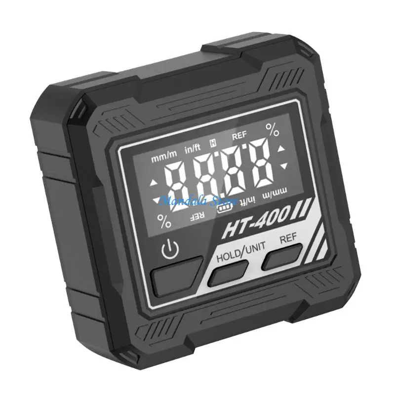 U2JC مقياس الميل الرقمي بقاعدة مغناطيسية ± 0.2 درجة دقة الإغلاق التلقائي ABS الإسكان USB شحن مراقب الزاوية للواجهات الخارجية #2