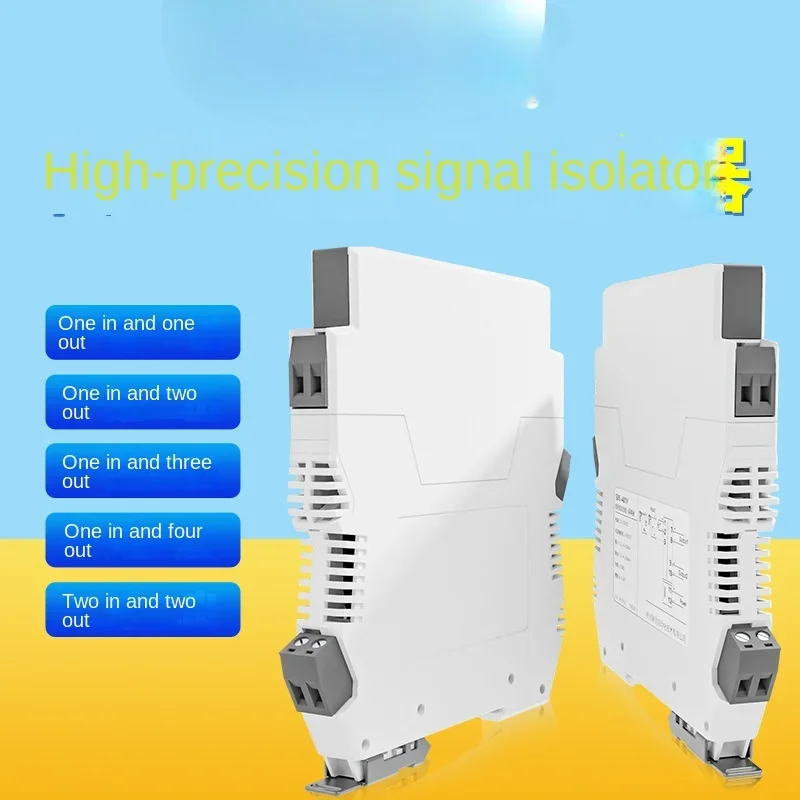 Current signal isolator 4-20mA output, current conversion transmitter module, active one-in-two-out isolator