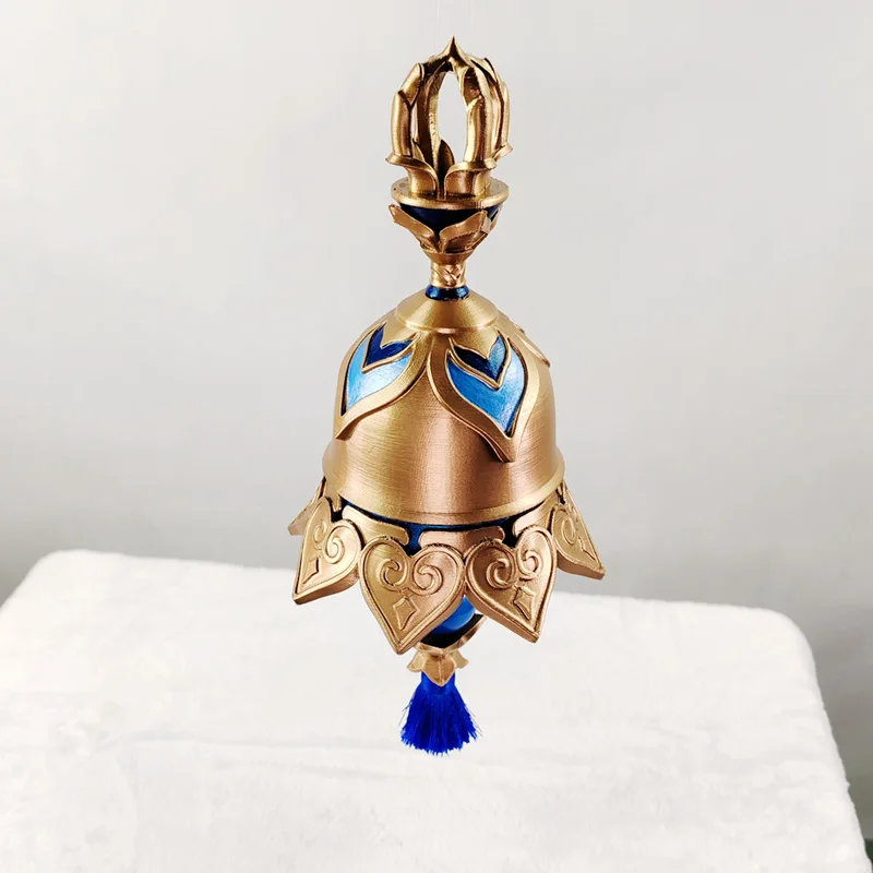 New Handmade Prop Genshin Impact Wanderer Cosplay handheld magic weapon Cos Prop delicate bell Cosplay Accessory