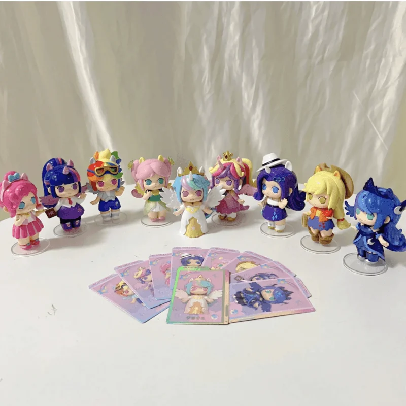 Mini World Magic Pony Series New Blind Box Toys Model Confirm Style Cute Anime Figure Gift Surprise Box Gift