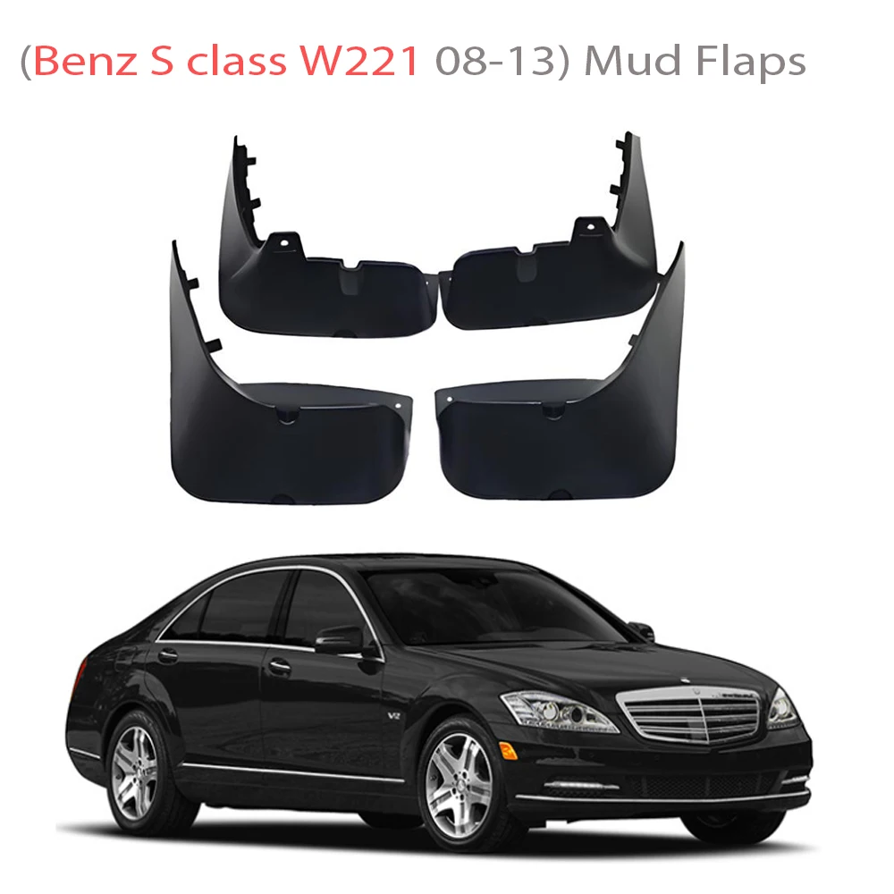 

2008-2013 For Mercedes Benz S class W221 S350 S300 S400 S450 Mudguard Fender Mud Flap Guards Splash Mudflaps Car Accessories