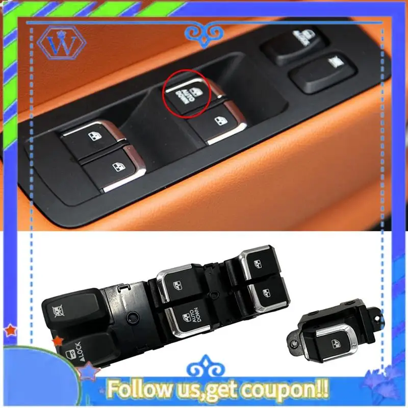 

M46K-For JAC T6 S5 T8 Shuailing Pickup Window Control Lifter Switch Key Window Lifter Switch 3750030U1510Z 3750040U1510 LHD