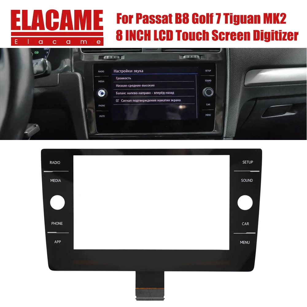 

Original Discovery Media 8" Screen Touch Digitizer 5G6919605 For V W MK7 Golf 7 Passat b8 Polo mk6 LCD Display