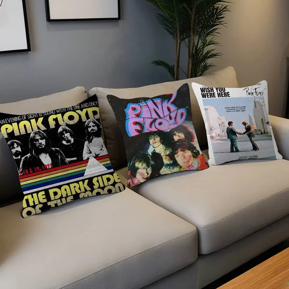 

Чехол для подушки с изображением рок-группы P-PinK F-Floyd, чехол для диванной подушки, украшение для дома, подарок для детей