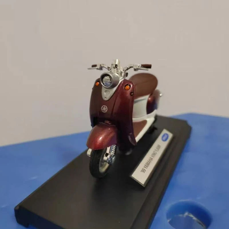 รถโมเดล WELLY 1:18 ของเล่นจำลองโลหะผสม รถมอเตอร์ไซค์ของเล่นเด็ก ของขวัญสะสม รุ่น 1999 Vino YJ50R