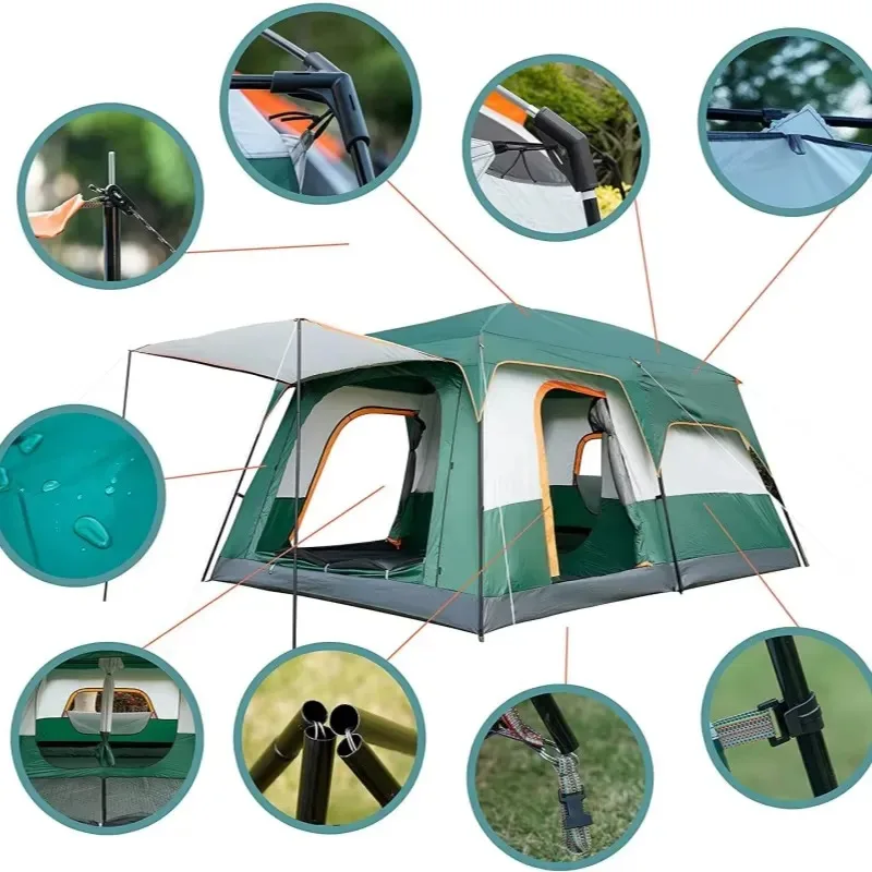 Hiking Survival First Aid Kit Camping Gear Emergency Supplies Outdoor Adventure Essentials with Tent