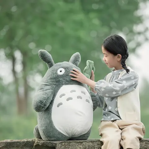 Cute Totoro Plushies Back Cushion Comfortable Soft Movie Anime Totoro Throw Pillow Sofa Bed peluches Totoro Room Decor Gift