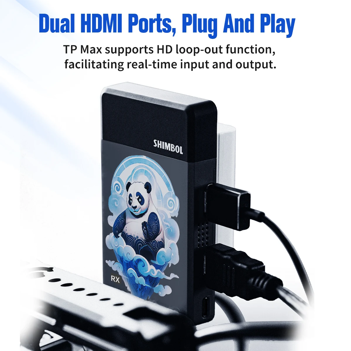 SHIMBOL TP MAX نظام نقل الفيديو اللاسلكي 1080P HDMI متوافق مع جهاز ريسيفر استقبال وإرسال الصور لصانع الأفلام فيديو