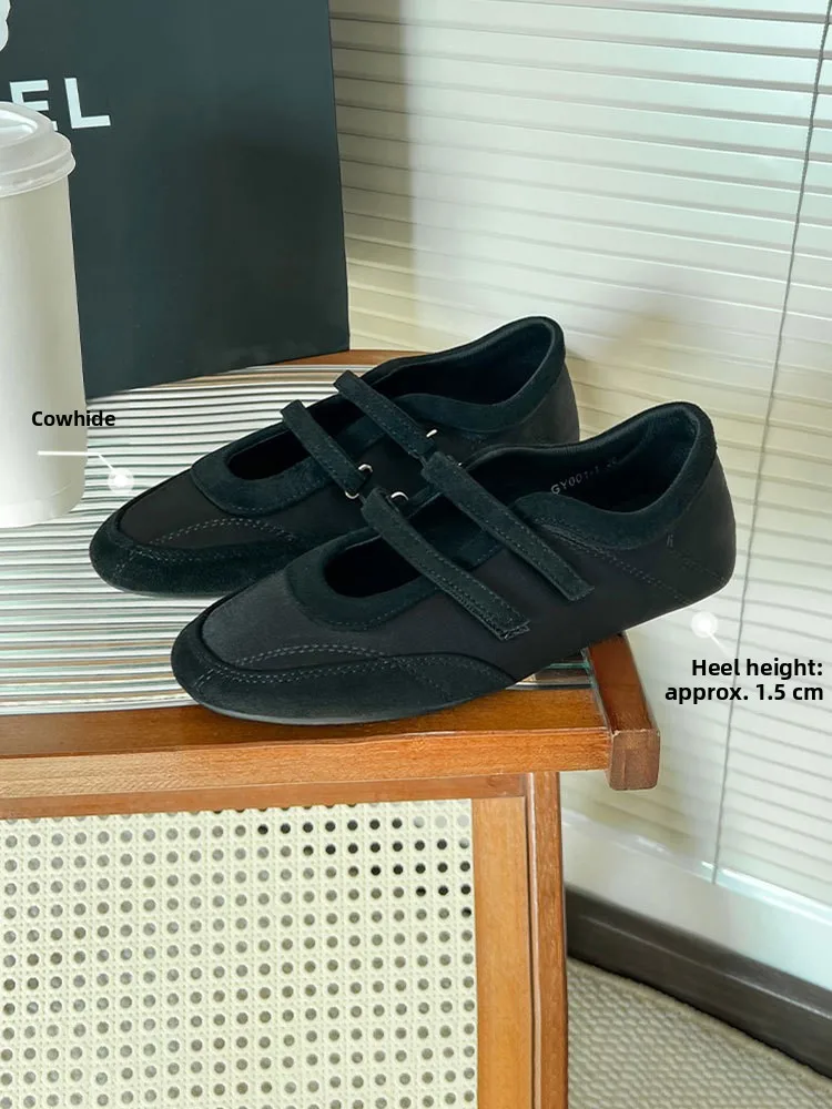 college-sle-round-toe-mary-jane-oes-women's-single-oes-magic-tape-comfortable-flat-rubber-sole-casual-spor-ballet