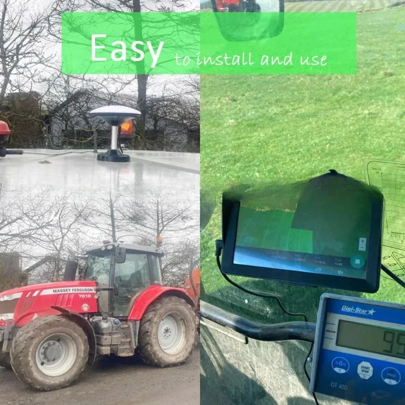 9-Inch Agricultural GPS Navigator, Tractor Harvester Autonomous Driving Navigation