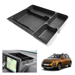 RUIYA for Dacia Sandero 3 / Sandero Stepway III Car Central Console Storage Box Auto Interior Dacia Sandero Stepway Accessories