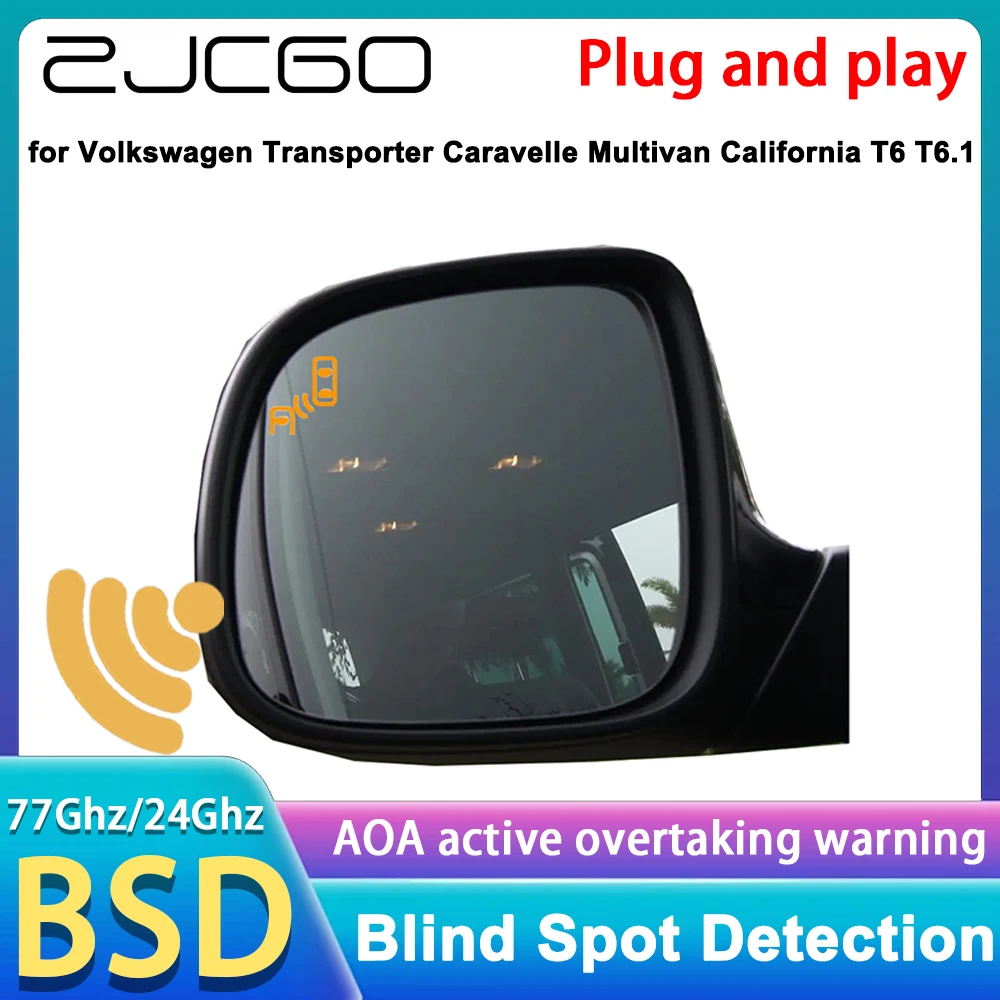 for Volkswagen VW Transporter Caravelle Multivan California T6 T6.1 OEM Side Assist Blind Spot Monitor Detection BSM BSD System