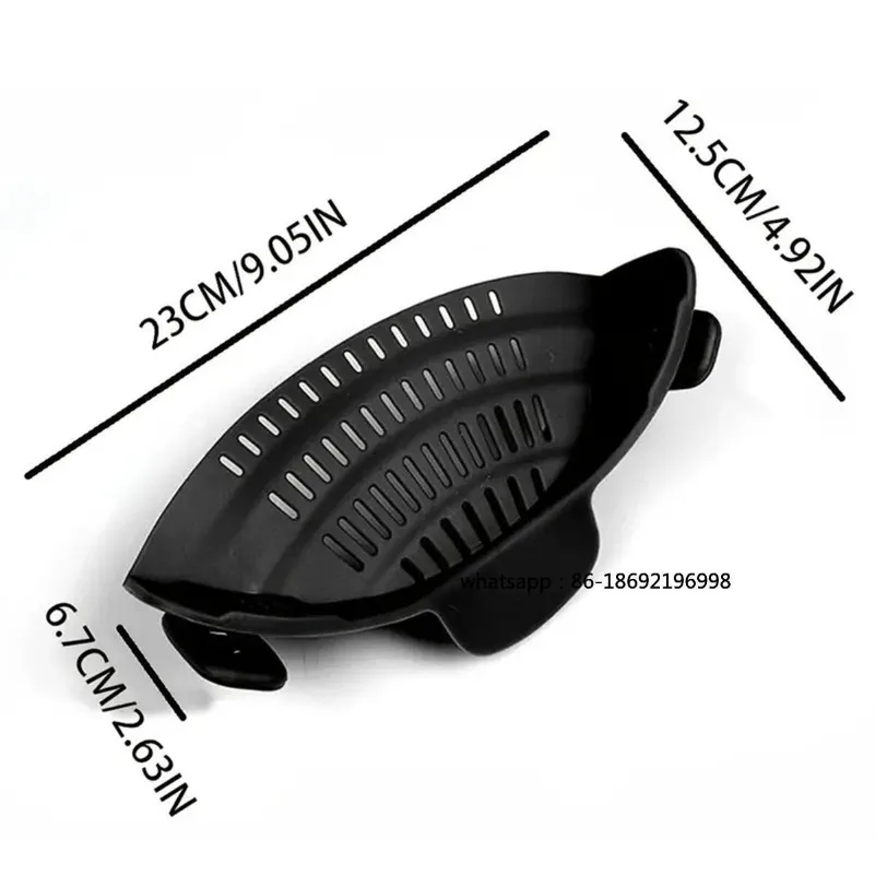 1pc, Strainer, Pot Strainer, Adjustable Clip On Strainer For Pots Pans And Bowls, Kitchen Pot Strainer