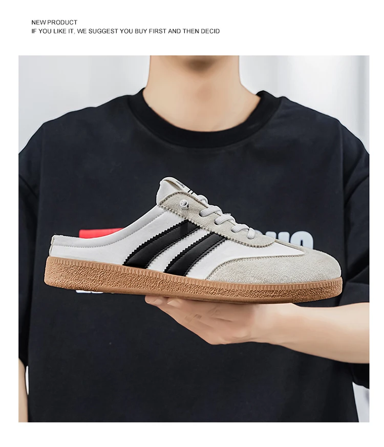 Modische Halbschuhe für Herren, Sommer-Slipper, große Größe 48, Herren-Freizeitschuhe, bequeme Slip-on-Sneaker für den Außenbereich, Herren-Mules – Detail 10