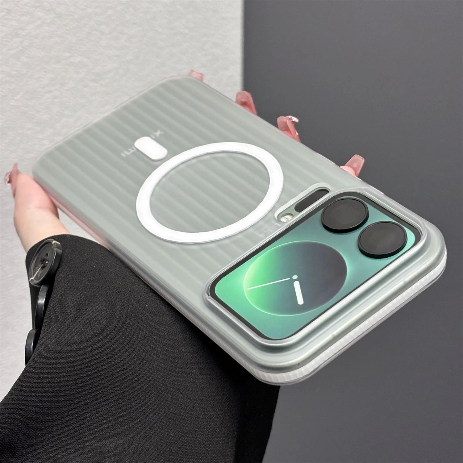 حافظة مغناطيسية شفافة من البولي كربونات لهاتف Xiaomi MI 17 17 Pro 17 Pro Max 15 14 Ultra Pro 13 لتغطية Magsafe صديقة للبشرة #3