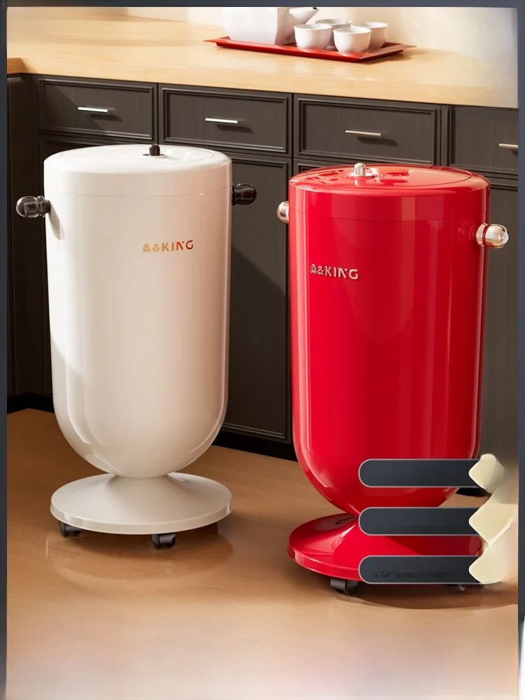 

Large Capaci Kitchen Tra Can 2026 New Home Use Living Room with Cover Luxury High Value Moving Wheel under Counter Tra Can