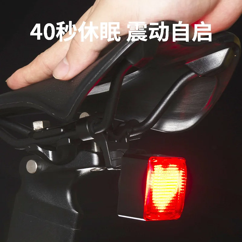 Smart Brake Sensor Tail Light Editable Display High Brightness Warning Light Cycling