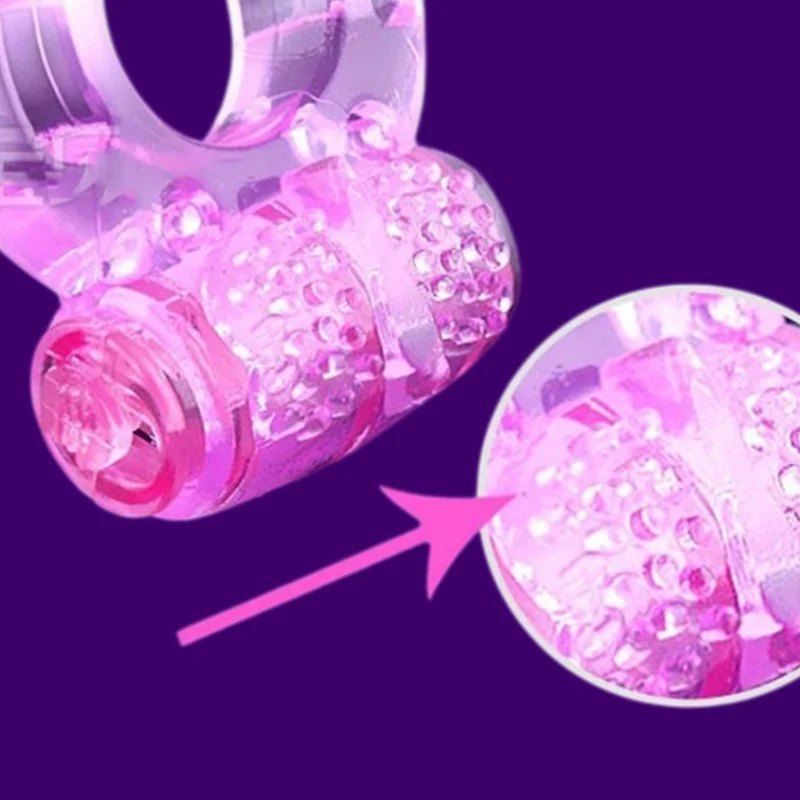 Best Seller Soft Silicone Vibrating Cock Ring Clitoris Stimulator  Pleasure Stamina Endurance Control Sex Toy for Men Couple