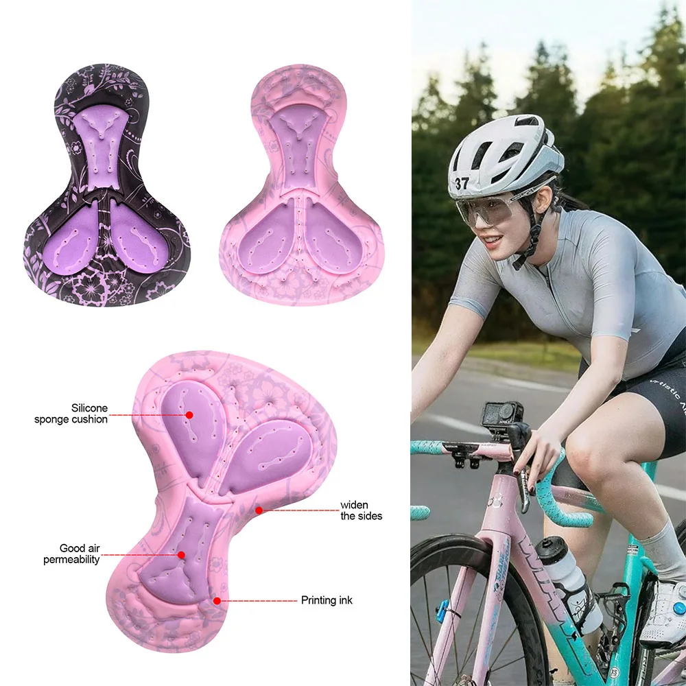 

Couple Cycling Seat Cushion Outdoor High Density Foam Bike Seat Comfortable Bicycle Padded Shorts Unisex Sports Seat Pad