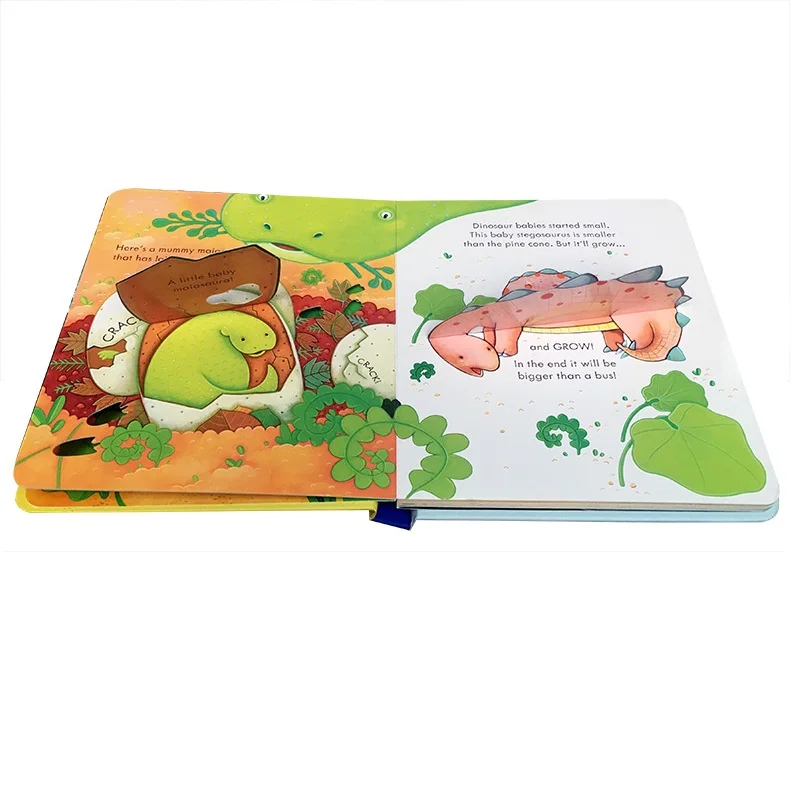 Usborne Englisch pädagogisches Bilderbuch Peep in Dinosauriern für Kinder Baby früh lesen Geschenk