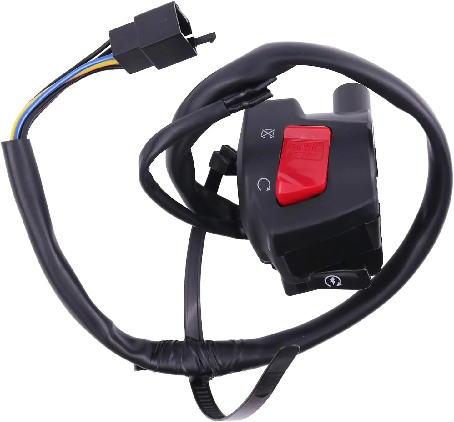 OEM Replacement Hand Control Switch for Honda CBR600 F4i 01-06 (35013-MBW-A12/A11/A10, Plug-and-Play Install)