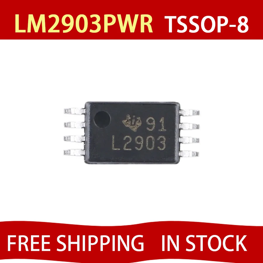 10pcs LM2903PWR TSSOP-8 Dual-circuit differential comparator IC chip original