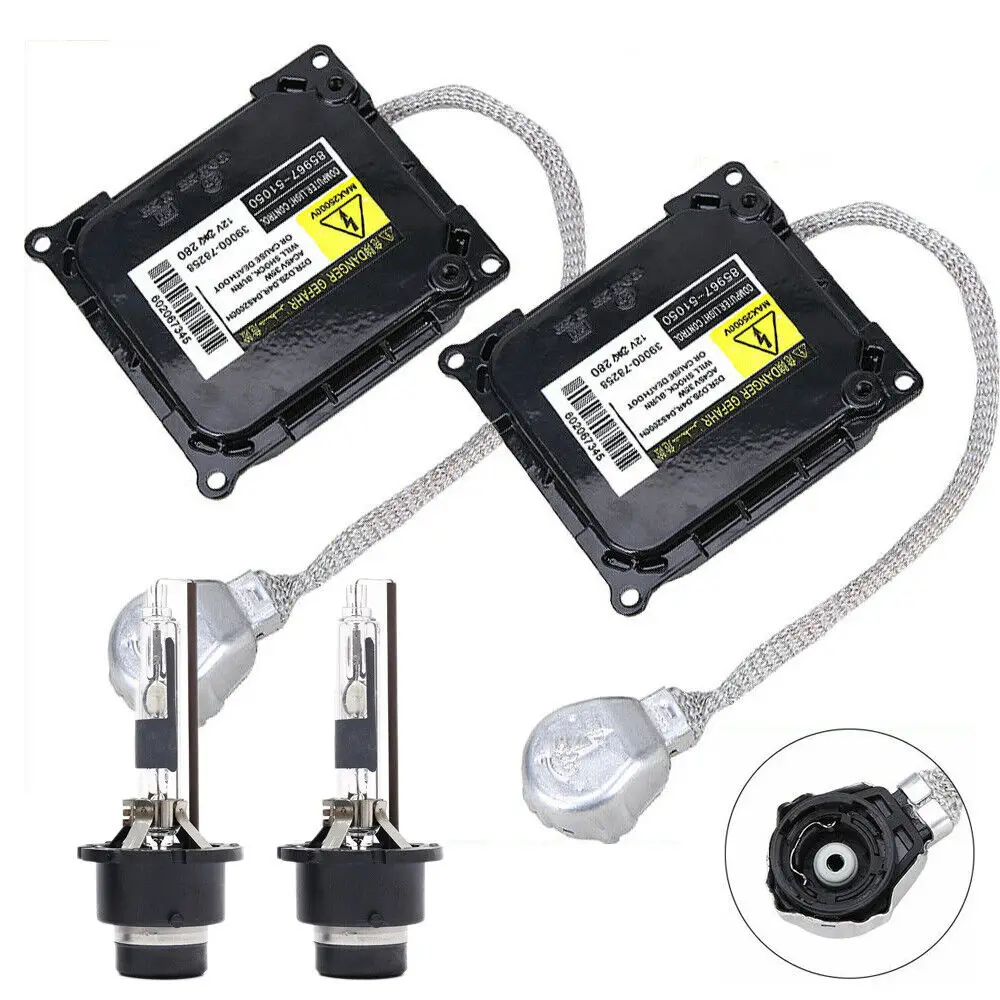 2x New For 06-09 Toyota Prius Xenon Ballast HID D4R Bulb Kit Control Unit Module