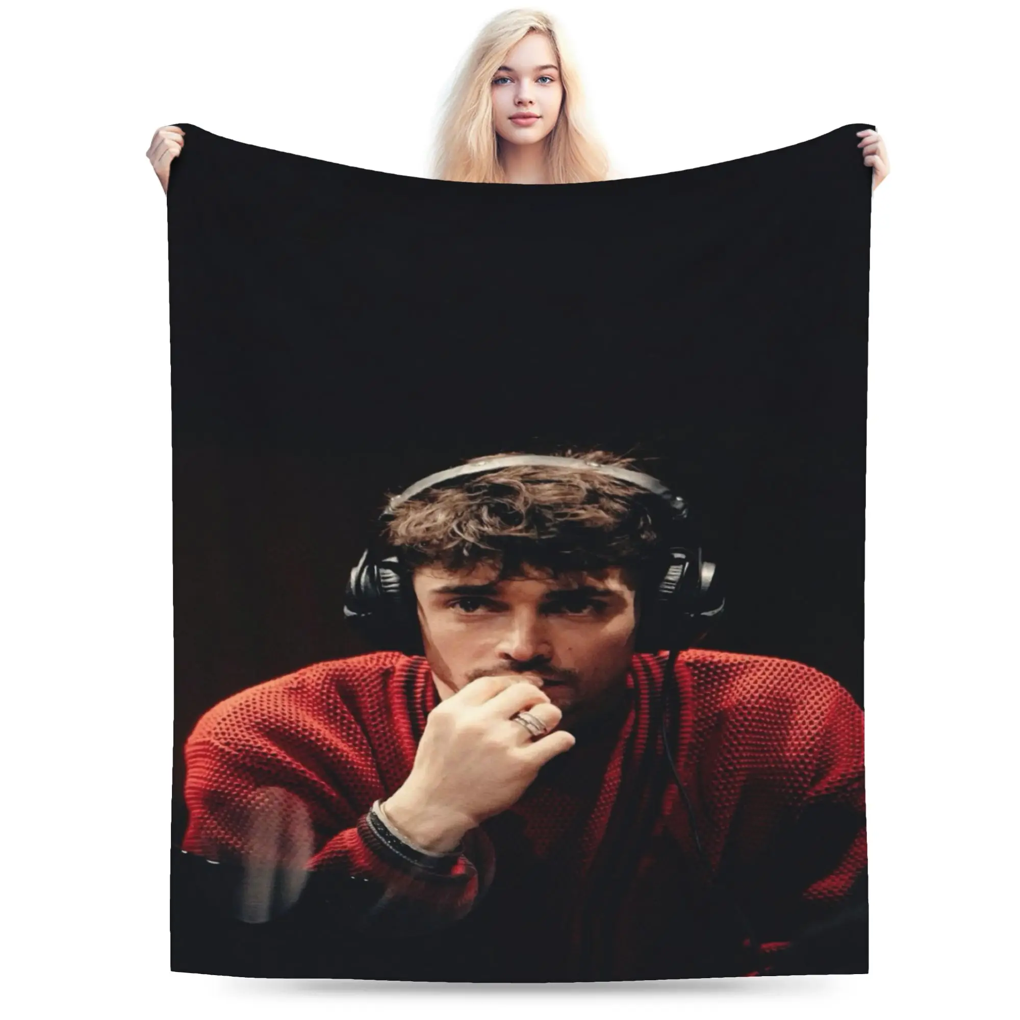 C-Charles L-Leclercs Super Soft Blanket  Decorative Plush Throw Blanket Fashion Living Room Flannel Bedspread Sofa Bed Cover