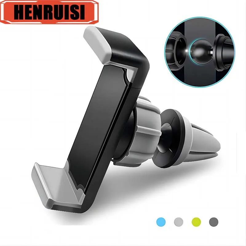 Car Phone Holder 360 Degree Rotate Air Vent Mount Clip Stand for iPhone 15 14 X Samsung Xiaomi Universal Mobile Phone Bracket