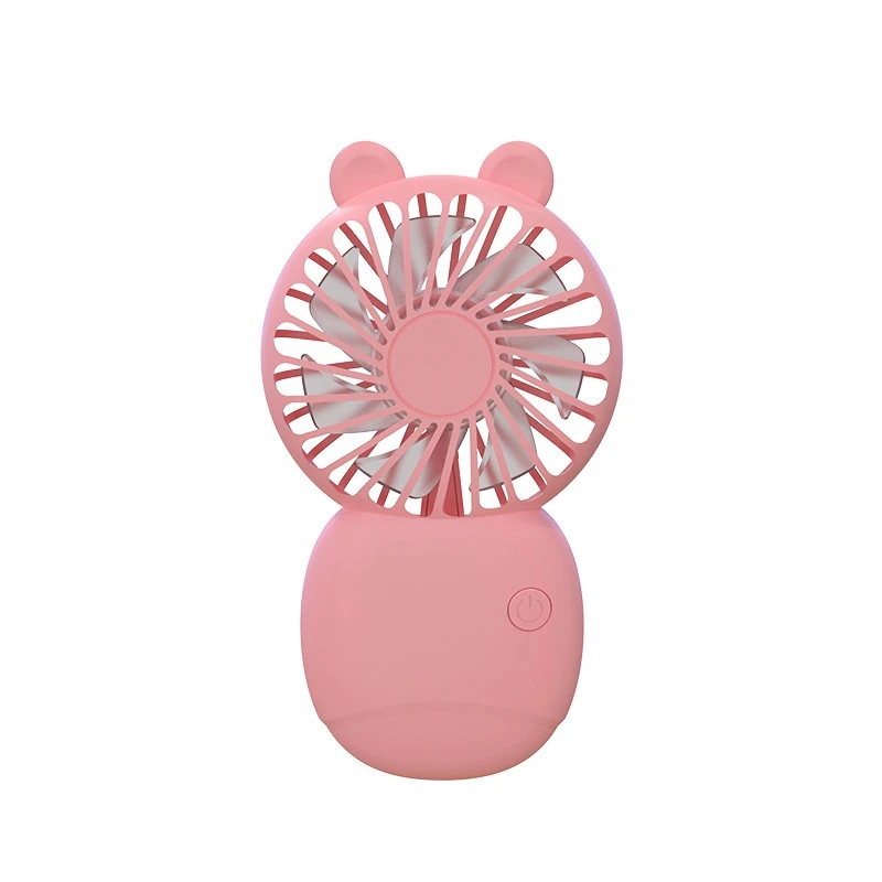 Summer Portable Mini Fan Small Pocket Fan Cartoon Fan Hand-Held Fan For Outdoor Mini Electric Fan