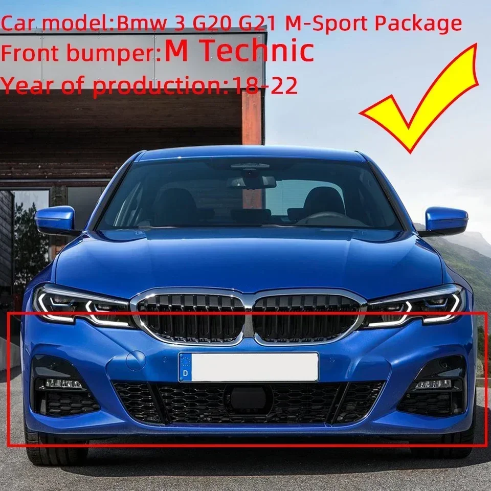 ل BMW 3 G20 G21 M-Sport المصد الأمامي الخلفي سحب غطاء هوك سحب شل كاب 2018 2019 2020 2021 2022 #51118099893 51128099902