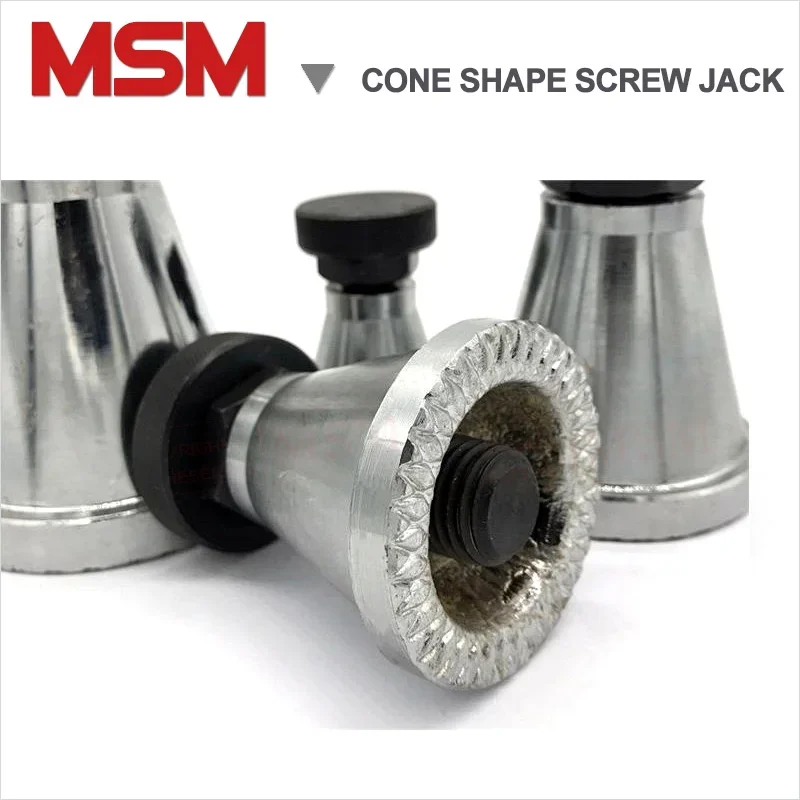 1pc Cone Shape Screw Jack A/B/C Models Mold Height Hoist Adjusting CNC Milling Injection Machine Cushion Block Manual Adapter