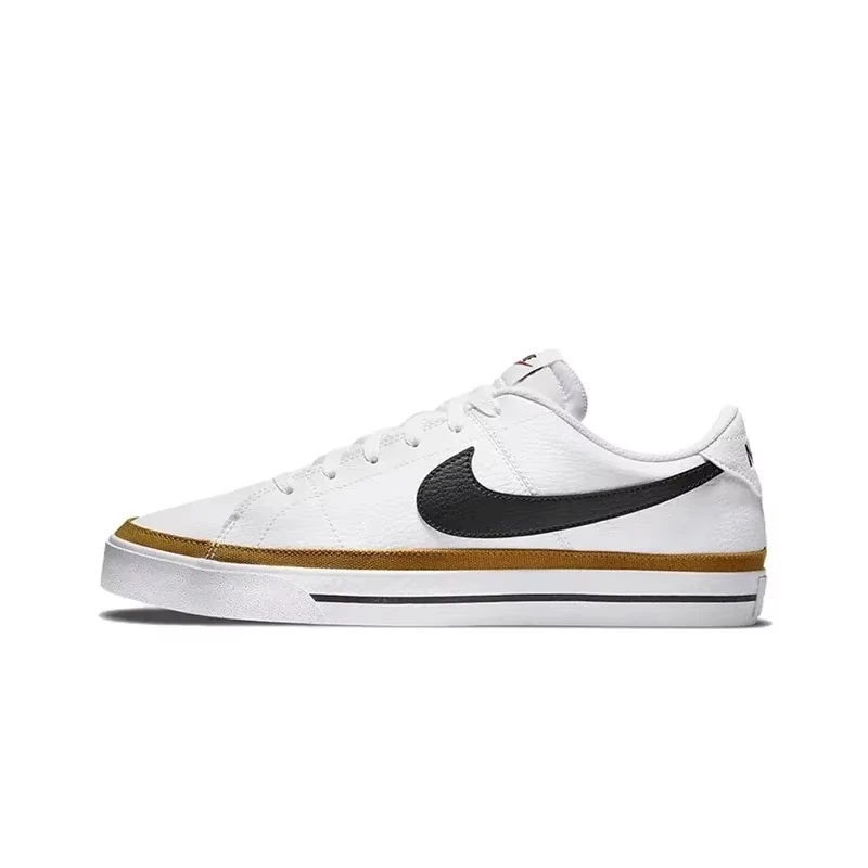 

Nike Court Legacy Men's Skateboarding Shoes Non Slip Low Top White Black Sneakers DH3162-100