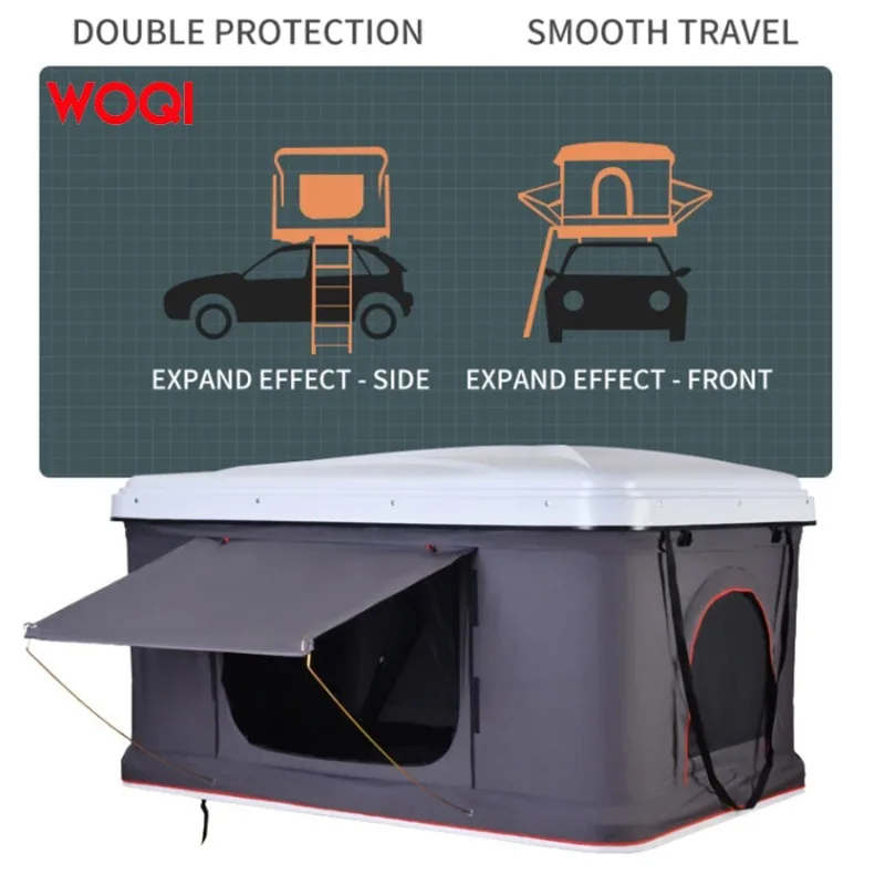 Light Vehicle Roof Tents in Europe and America, Customized Hard Shell Roof Tents