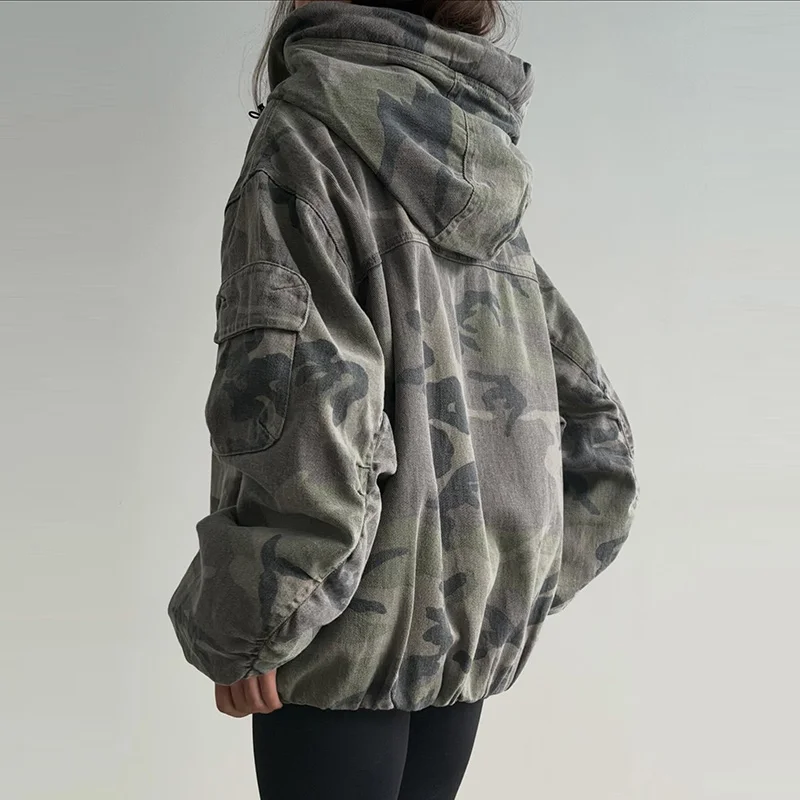 Ballon Silhouette Wolle Mischung Mantel Hosen Anzüge Frauen Elegante V-ausschnitt Seite Knopfleiste Dünne Jacke Hohe Taille Hose Neue Dame Outfit – Detail 7