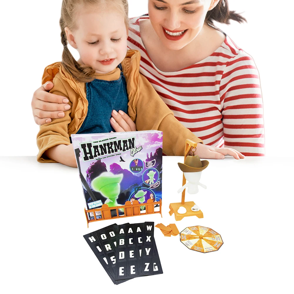 Magnetic Hangman Mystery Word Guessing Game Fun Board Game for Kids and Adults