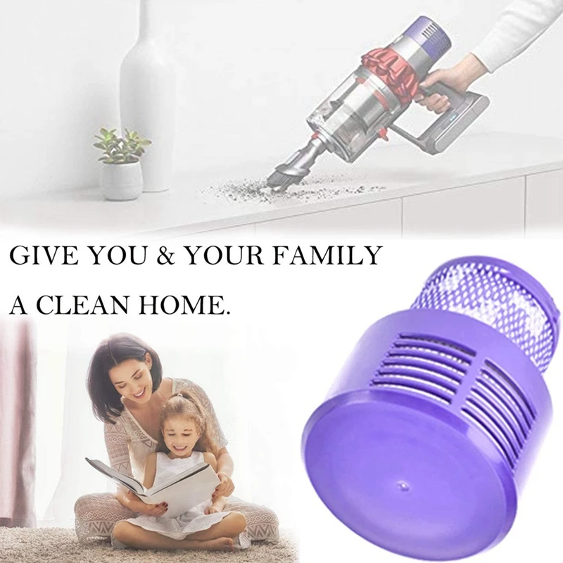 Вакуумный фильтр Пластиковый фильтр для серии Dyson V10 Cyclone, V10 Absolute, V10 Animal, V10 Total Clean, SV12, номер детали. 969082 -01