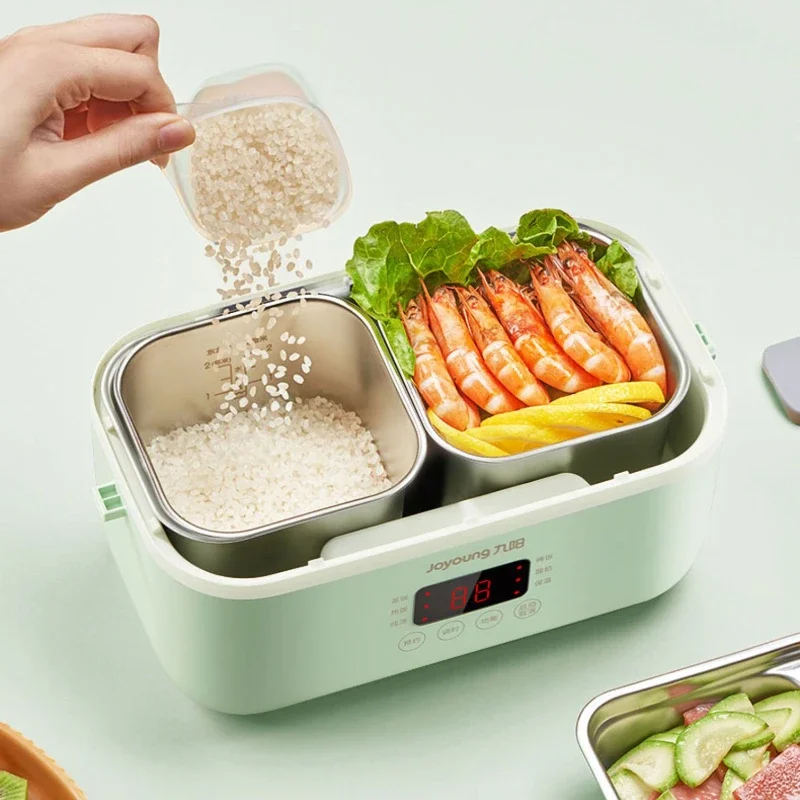 Cooking Electric Lunch Box Plug-in Electric Heating Insulation Rice Cooker Self-Heating Bento Box Office Heating up Appliance